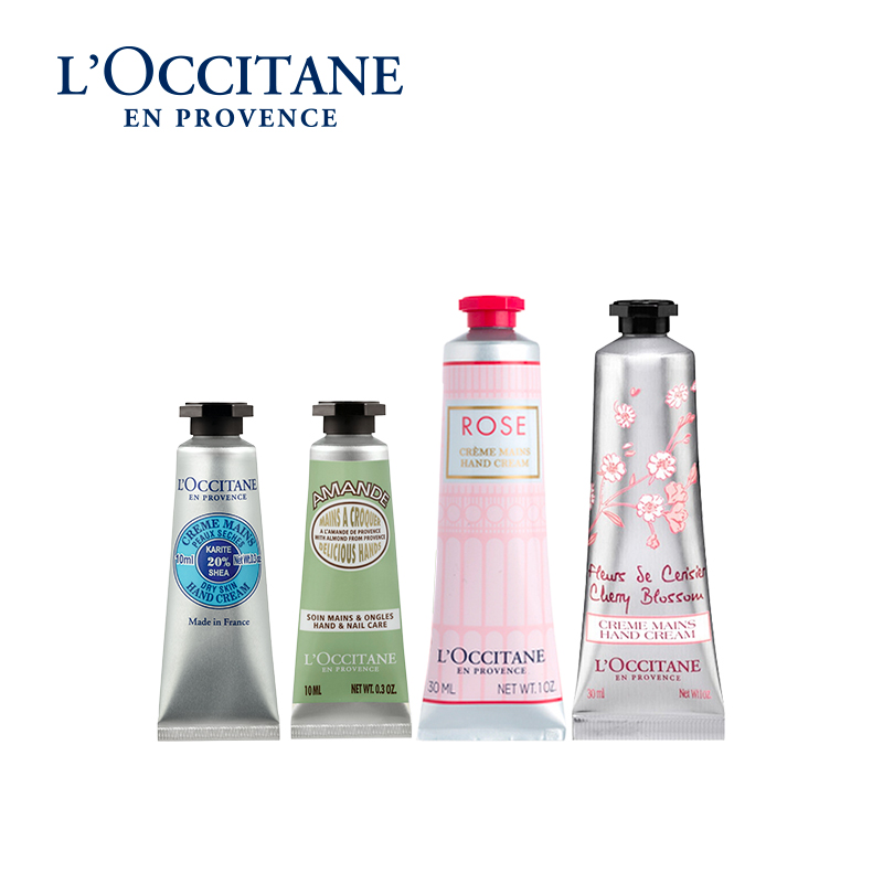 欧舒丹&ldquo;2+2&rdquo;手霜4件套礼盒（单位：套）  灰橙色  