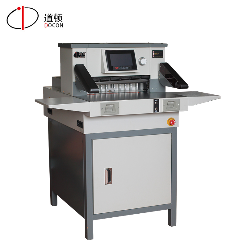 道顿（DOCON） DC-8646RT A3幅面 电动程控切纸机 标书 文件 书籍 裁纸机 切纸刀  灰色  