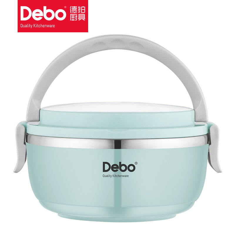 Debo德铂 14.5cm麦格饭盒DEP-694  婴儿蓝  