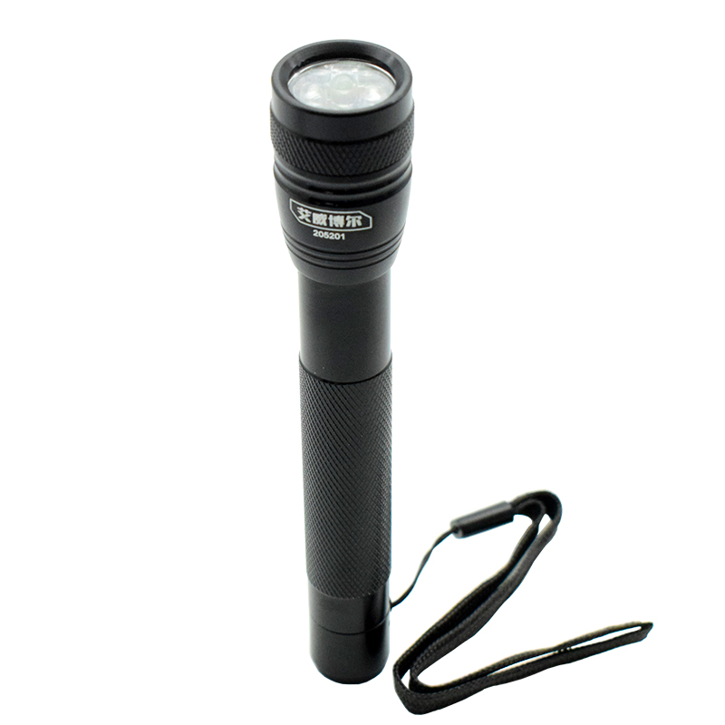 艾威博尔/EVERPOWER 6LED铝合金手电筒2节5号电池 205201  黑色  