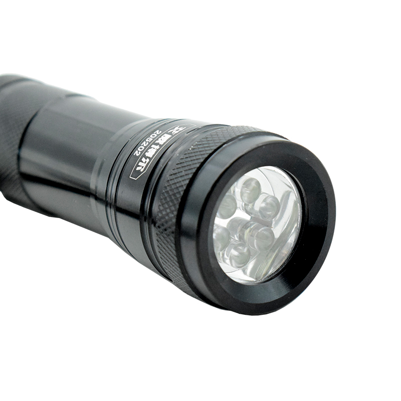 艾威博尔/EVERPOWER 6LED铝合金手电筒3节7号电池 205202  黑色  