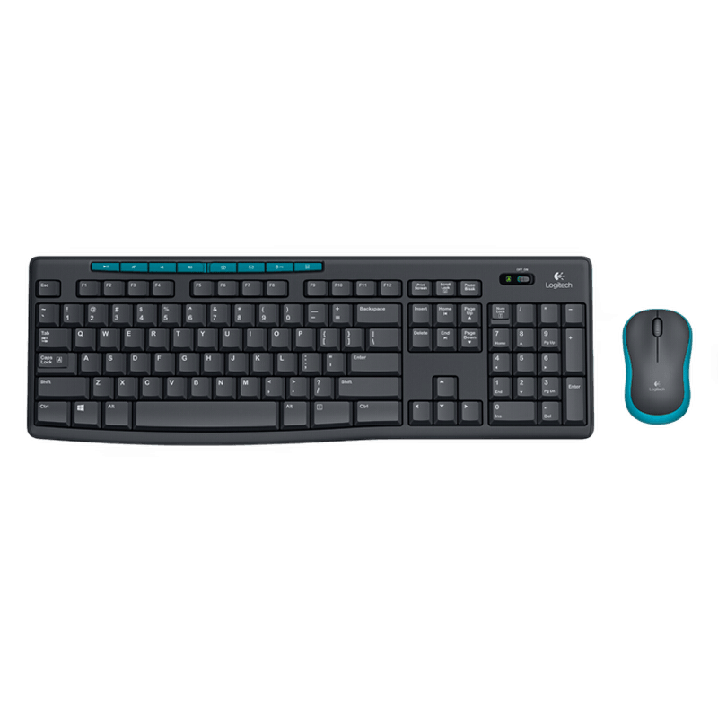 罗技MK270 无线键鼠套装  黑色  