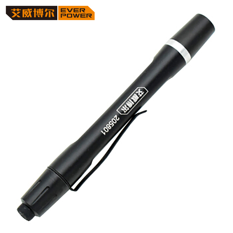 艾威博尔/EVERPOWER 笔形手电筒2节7号电池 205801  黑色  