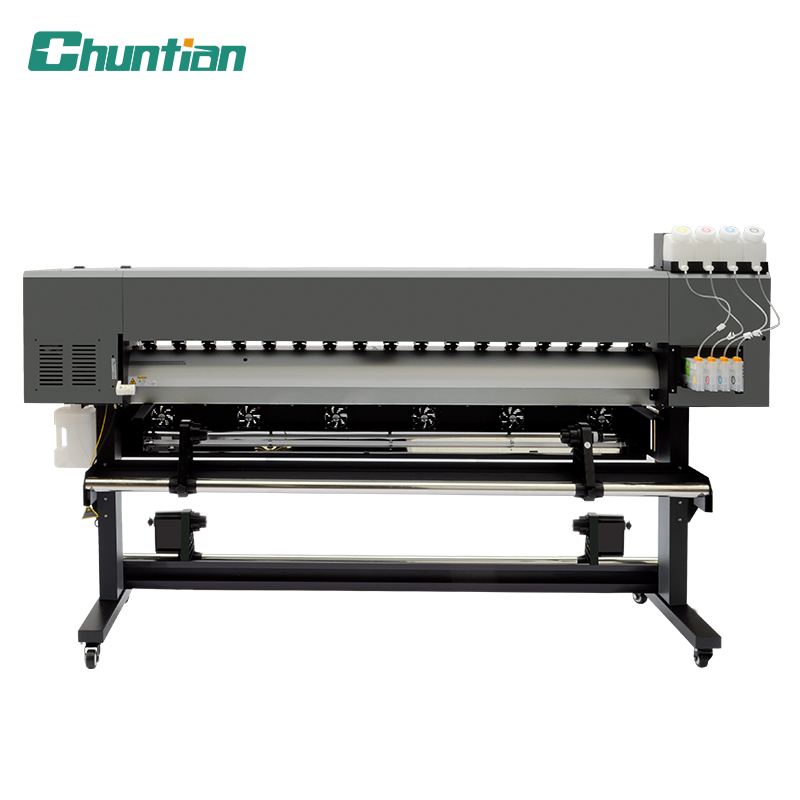 TCHUNTIAN春天SP1900S双头户外写真机1.9米压电写真机UV卷材打印机室内室外1.8米喷绘打印机*双头3200  白色  