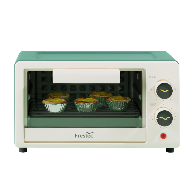 新飞（Frestec）家用多功能电烤箱12升精准控温 FTKX-005A（单位：台） 白绿色