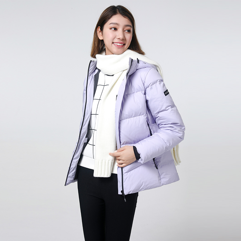 思凯乐女士中厚羽绒服f6102288 香芋紫 XL