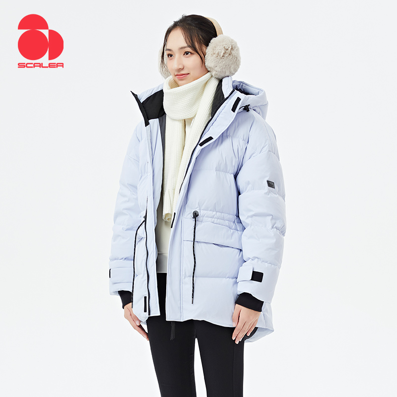 思凯乐女士中厚羽绒服f6102719  香芋紫  S