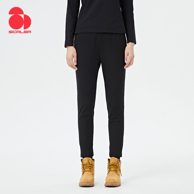 思凯乐女士羽绒长裤f6602750  黑色  S