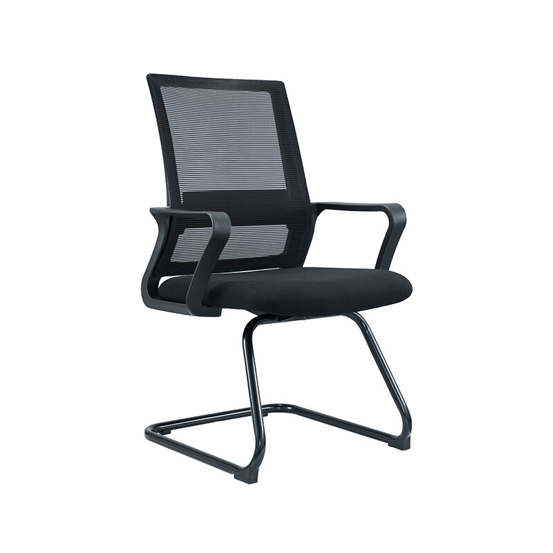 企诺 弓形会议椅办公椅培训椅 BGY-05  黑色  