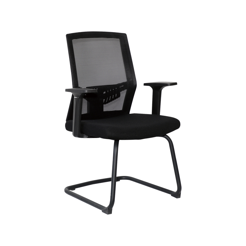 企诺 电脑椅办公椅职员椅弓形椅 BGY-28  黑色  