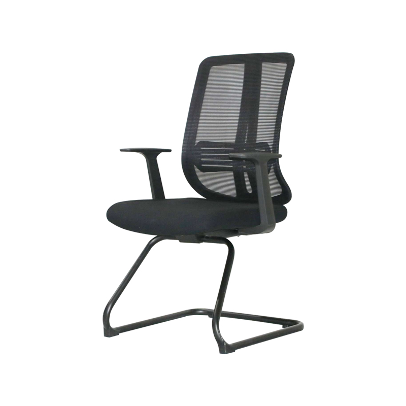 企诺 办公椅电脑椅弓形椅靠背椅 BGY-34  黑色  