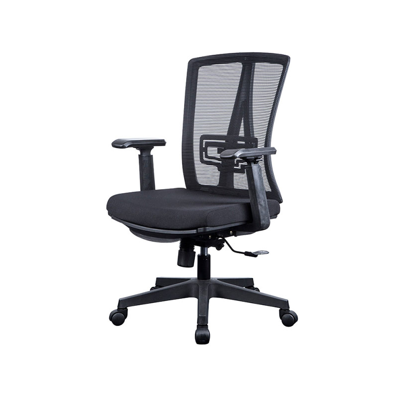 企诺 简约职员椅升降转椅网椅 BGY-44  黑色  