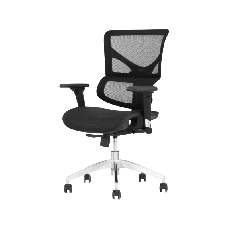 企诺 职员椅靠背椅网椅转椅 BGY-48  黑色  