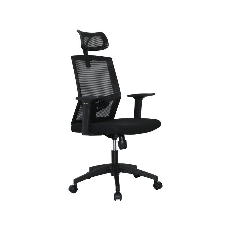 企诺 办公家具主管椅升降转椅带头枕椅 BGY-76  黑色  