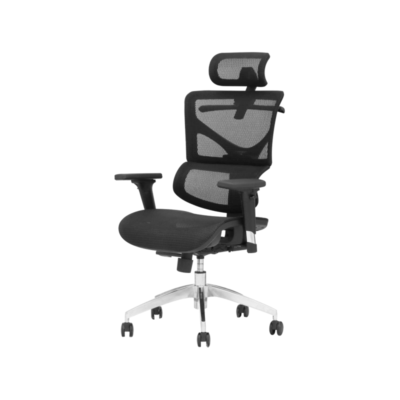 企诺 家用电脑椅办公椅职员椅升降转椅网椅 BGY-95  黑色  