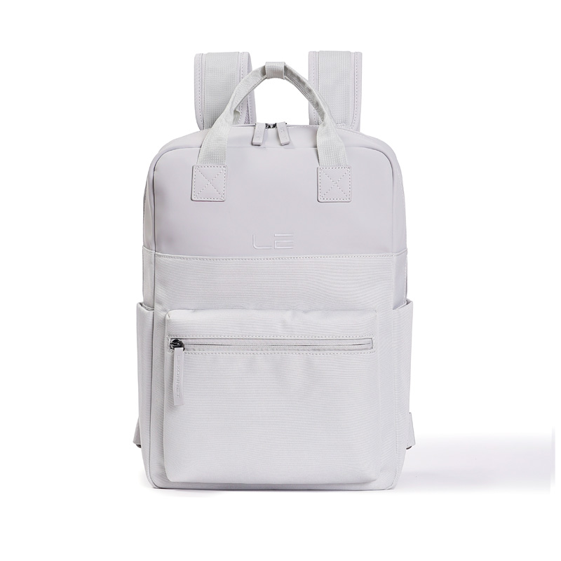 乐上（LEXON） 防泼水商务 15英寸 双肩背包 浅灰色（单位：个）