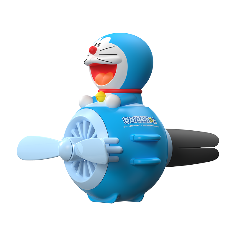 壹到拾（one2ten）哆啦A梦 小飞机车载出风口香薰 RAM0025（单位：个）蓝色  蓝色  