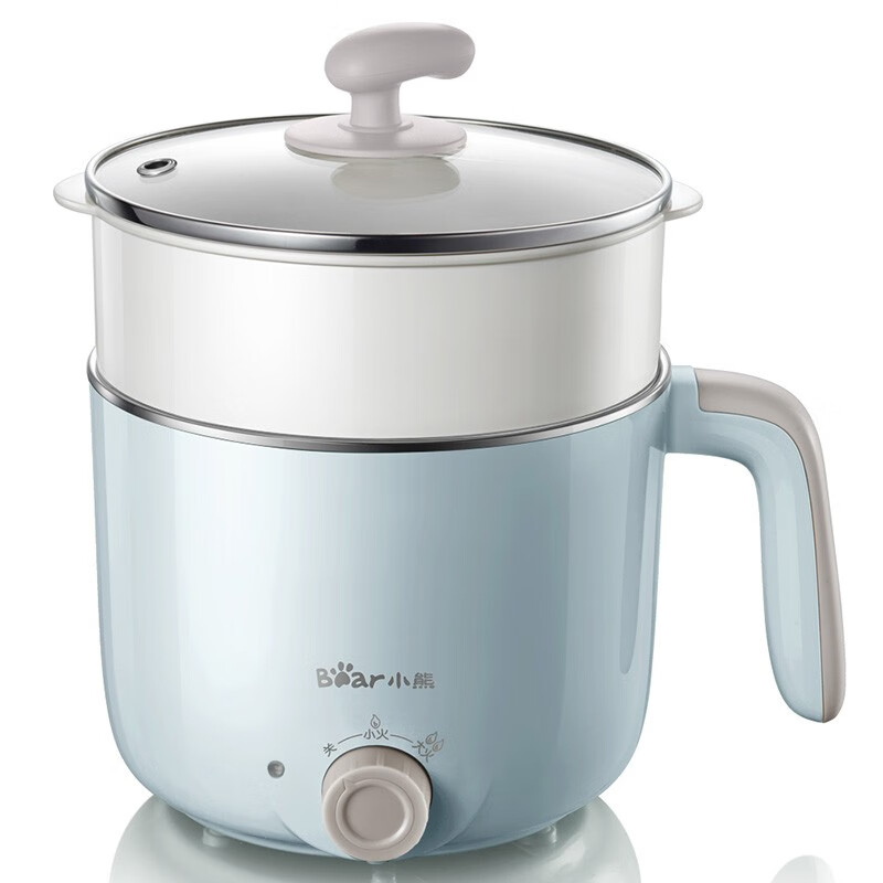 小熊（Bear） DRG-C12R5 电煮锅 1.2L（带蒸笼）/台 浅蓝色