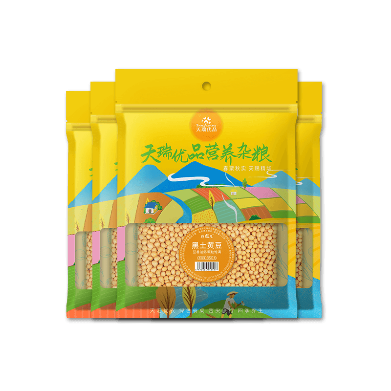 天瑞优品（TIANRUY&YOUPIN）黄豆350G*4包TR-073（单位：包） 白色 拿铁色  拿铁色  