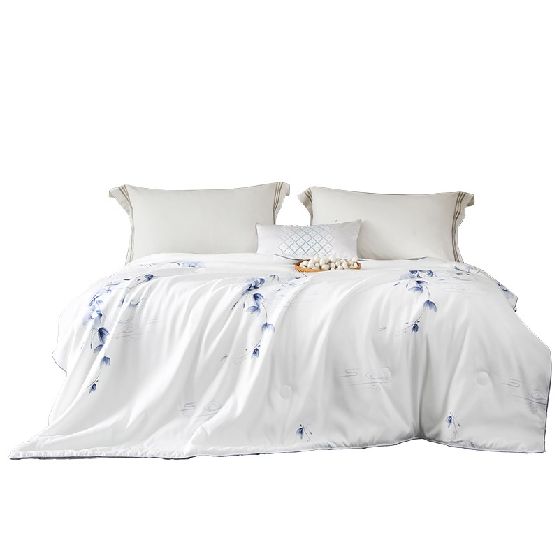 梦洁家纺蚕丝蛋白清爽被（花境）200*230  白色  