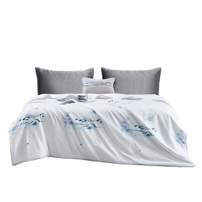 梦洁纯蚕丝被 （水墨江南）1200克（单位：床） 白色