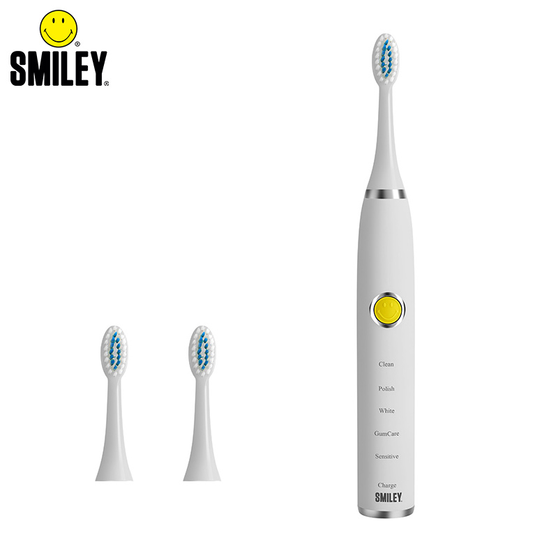 SMILEY微笑 超声波电动牙刷 S2（单位：套）白色 /黄色  本白色  