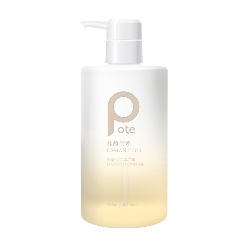 柏缇（POTE）桂馥兰香香氛沐浴露  475ml/瓶 黄色