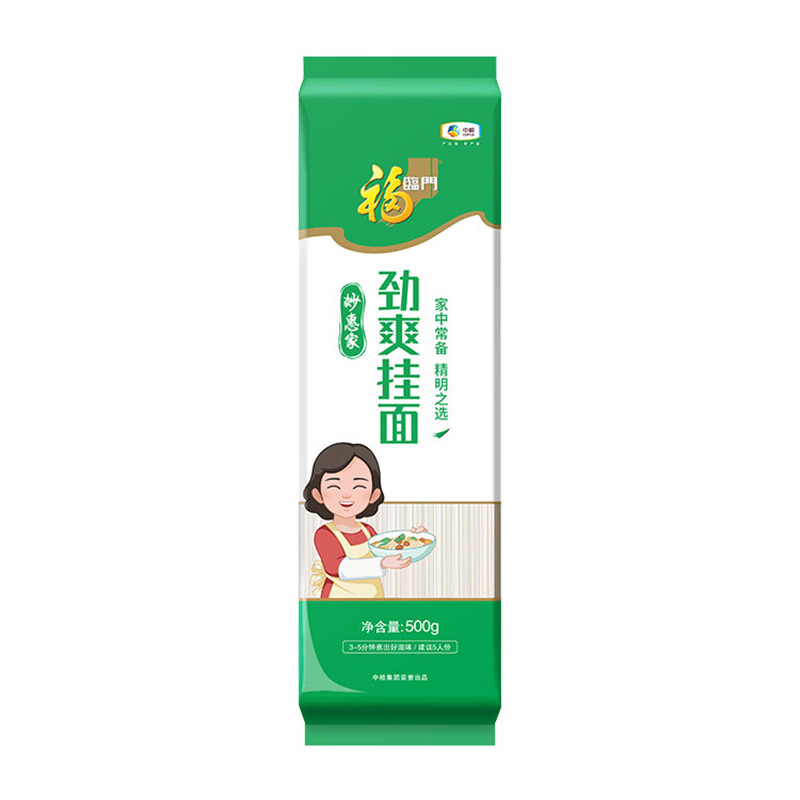 【DZ】福临门妙惠家系列劲面挂面塑包(方形)500g（偏远地方不能发货）  500g  