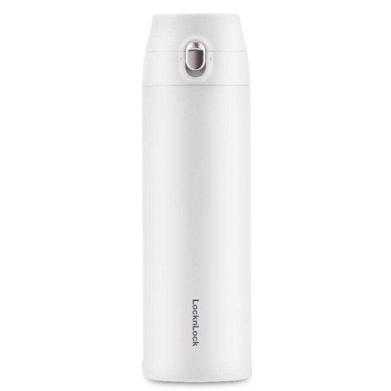 乐扣乐扣（LOCK&LOCK） 灵动弹跳轻量杯保温杯 白色 LHC3257WHT 500ml（单位：个）  白色  