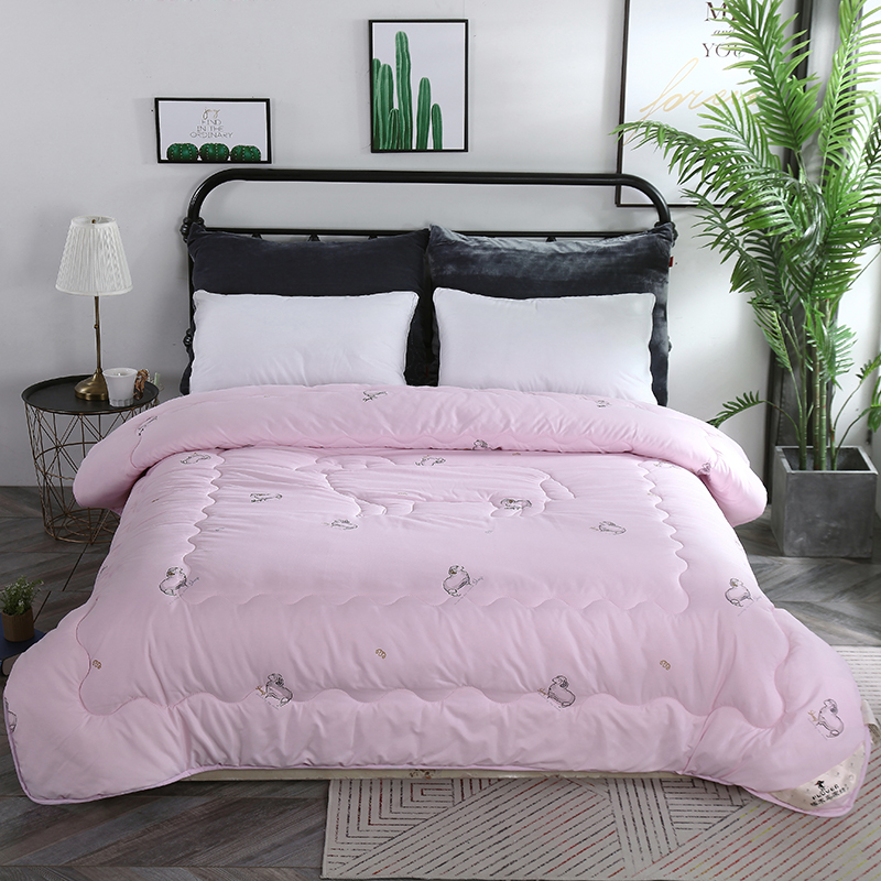 啄木鸟 PLOVER 家纺 秋冬被 羊毛被 ZMN-YMB-01  佳人粉  