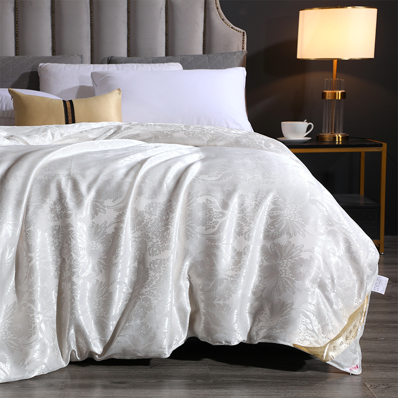 啄木鸟 PLOVER 家纺 秋冬被 提花蚕丝被 ZMN-CSB-02  本白色  