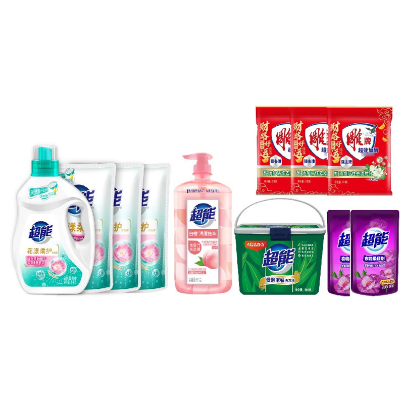 超能雕牌洗衣组合 6954g  红色  