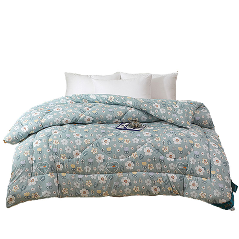 紫韵 ZY-BQ1339 春暖花开柔肤被  200*230cm 花色（单位：条）  绿色  