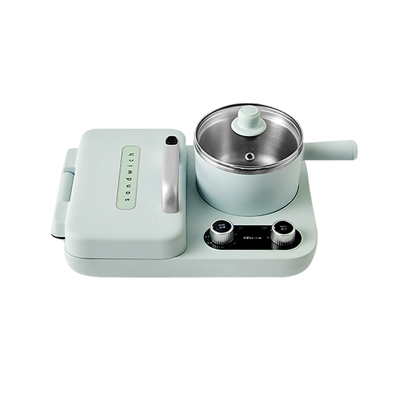 小熊（Bear） 三明治机早餐机双盘定时多功能四合一DSL-C10M1单位：个 浅绿色