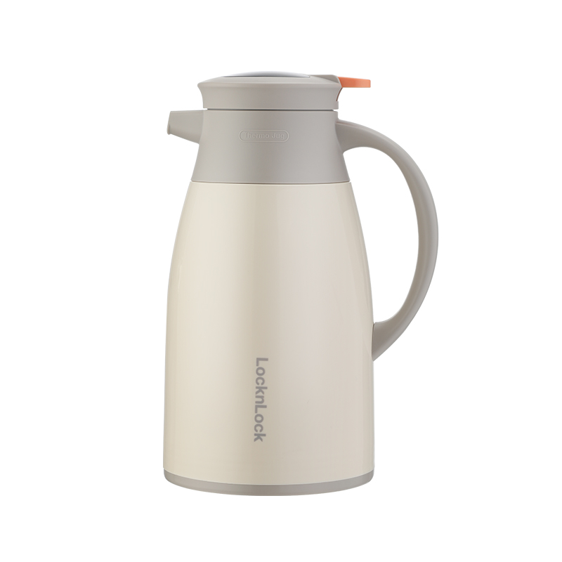 乐扣乐扣（LOCK&LOCK）新活力数显保温壶LHC6610FU  1L  米色  
