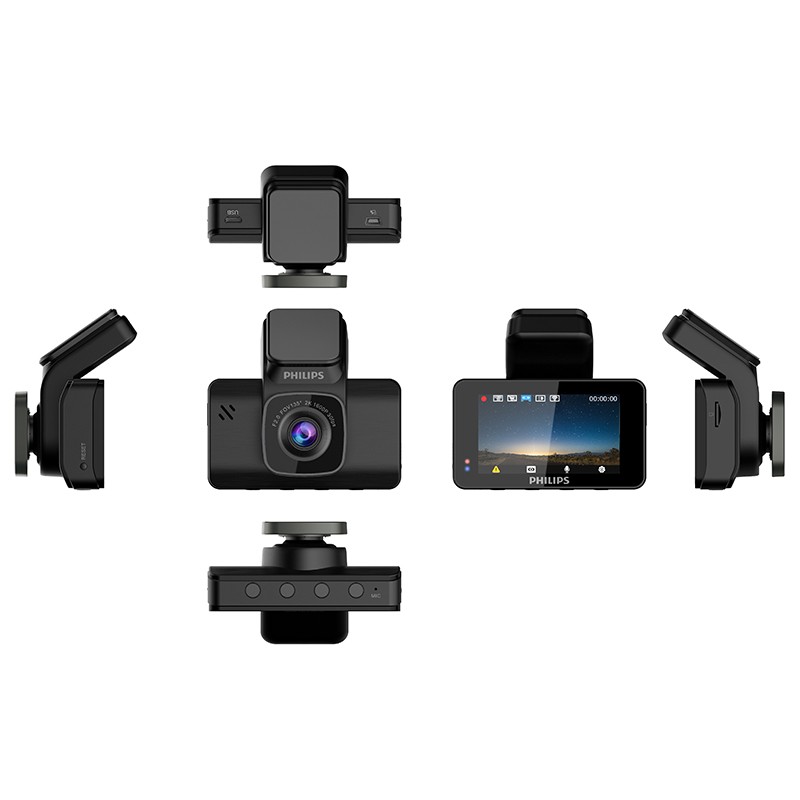 飞利浦行车记录仪GS5101黑色  黑色  