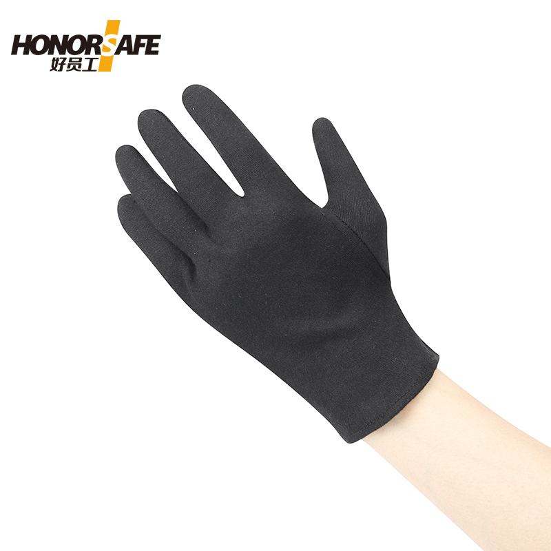 好员工 800-B1 礼仪手套 棉汗布劳保手套 黑色 均码 12副/打【300副/箱起订】 黑色