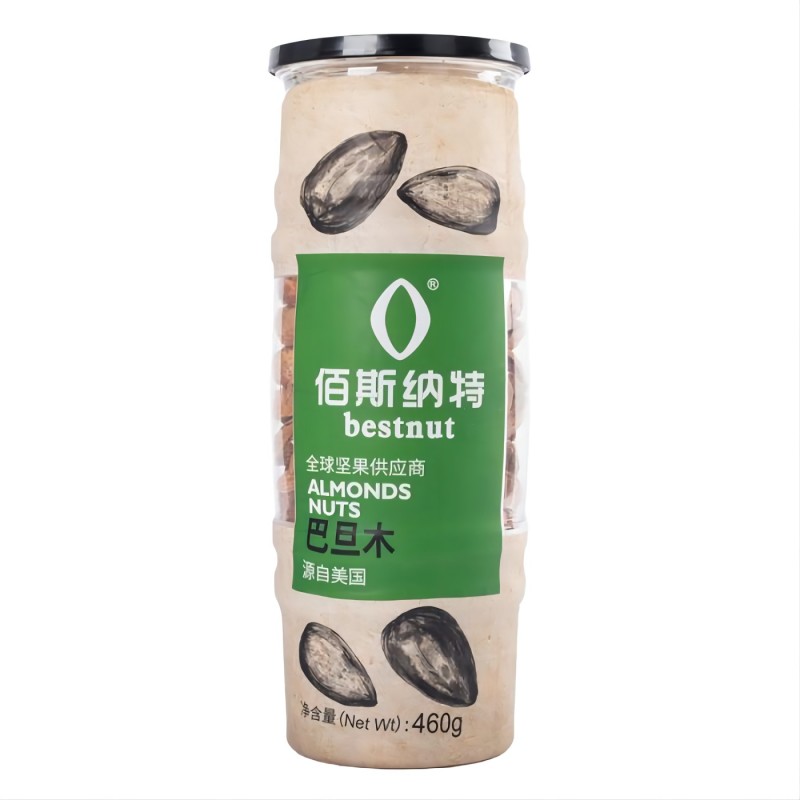 佰斯纳特 巴旦木 美国进口杏仁大颗扁桃仁罐装坚果炒货特产小吃干果休闲零食团购 【日期新鲜】A罐-460g【甄选美国大颗粒原材料】  拿铁色  