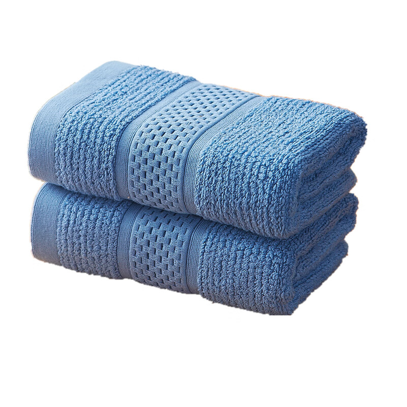 恒源祥宛若毛巾双条装HYX037MJ/34*74cm*2条/套 兰色