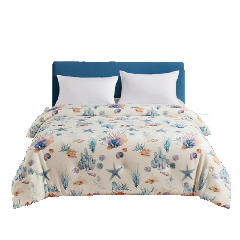 洁丽雅 云感柔肤大豆纤维被 CP1010-1 200*230cm 单位：床  花色  白色