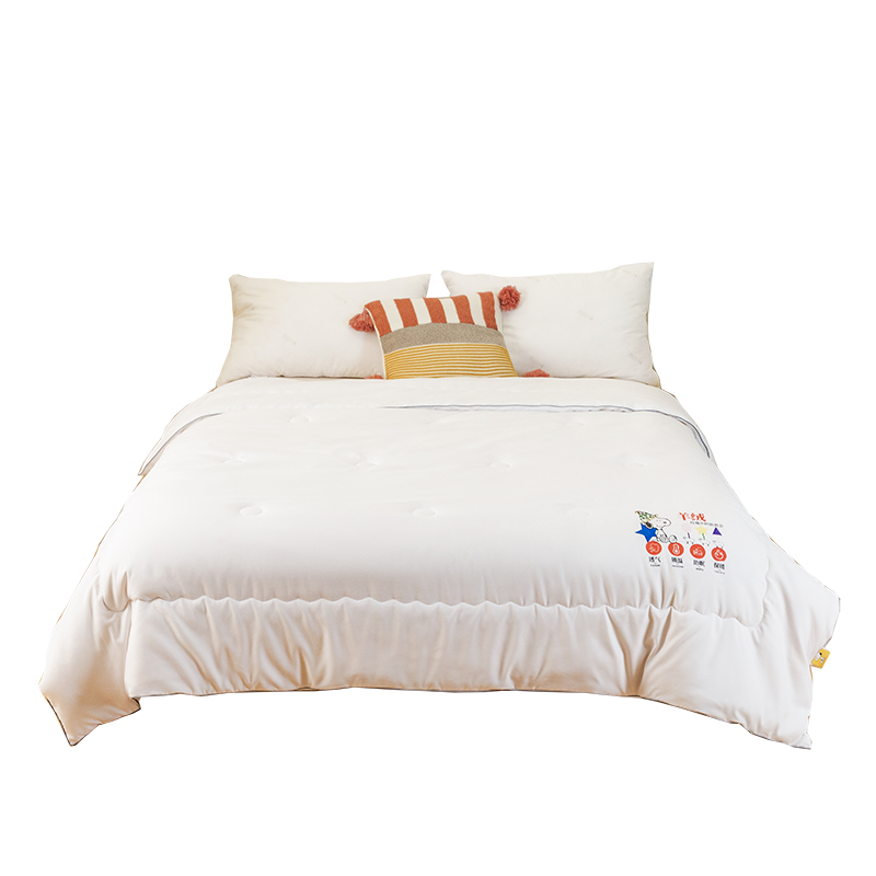 史努比SNOOPY 风尚羊绒被SNB07-7  白色  