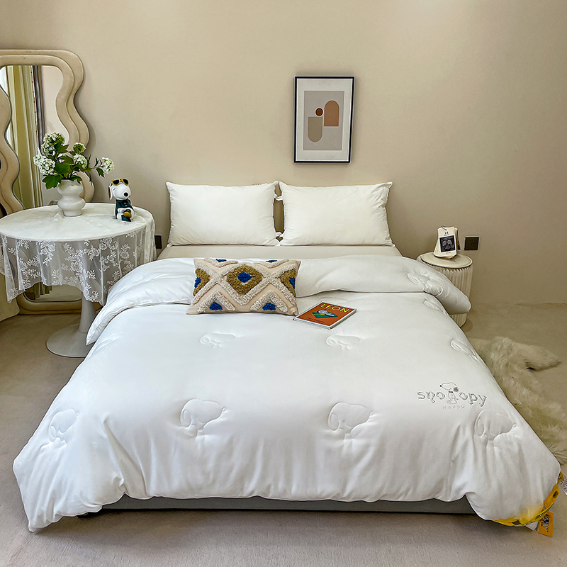 史努比SNOOPY 小肽阳美肤被SNB07-27  白色  