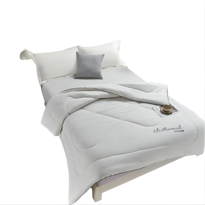 洁丽雅（grace） 典雅刺绣抗菌被 CP1500 200*230cm 单位：床  白色  纯色