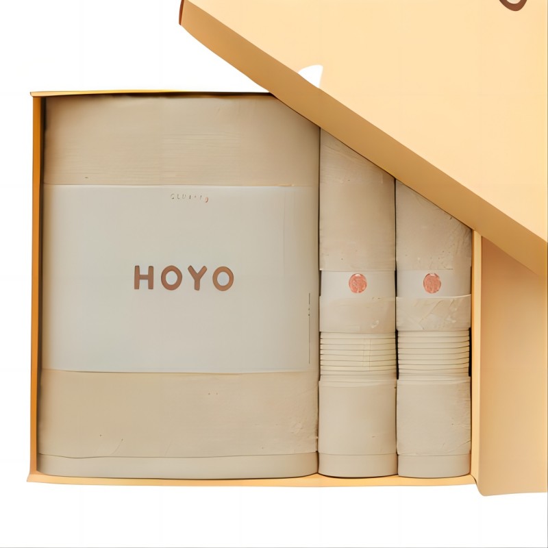 HOYO  长绒棉毛浴3件套  3503 39*27*6cm 浅咖 组合装