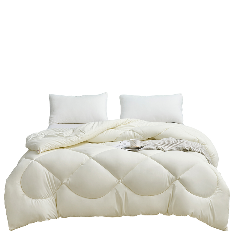 红豆家纺 红豆珍品兔绒被 HDB-2221/ 2500G 白色 纯色