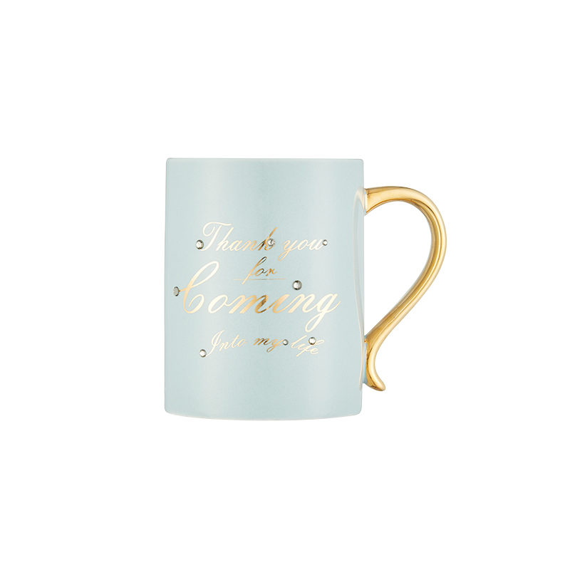 共禾京品晶心闪耀系列马克杯-ZFWACOM210010（灰色）-400ml  灰色  