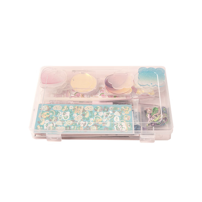 三年二班咕卡全套材料包做咕卡盘工具大套装贴画贴纸卡片超值随心配diy手账收纳盒女孩儿童/个 【豪华174件套】方盒装