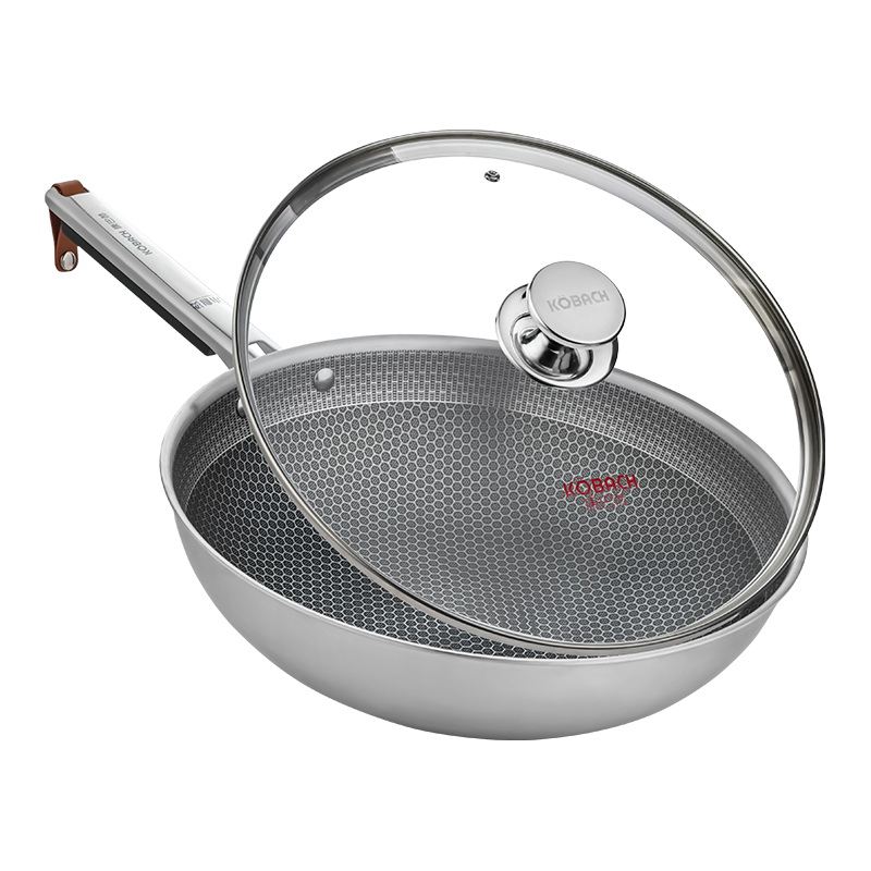康巴赫K&Ouml;BACH 炒锅 卡迈威三层钢蜂窝锅 LPB-JG32（单位：个）  灰色  