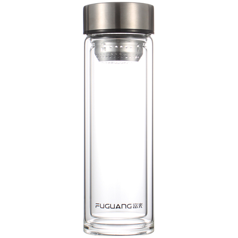 富光格品商务玻璃杯400ml G1801-SH-400 单位：个 银色