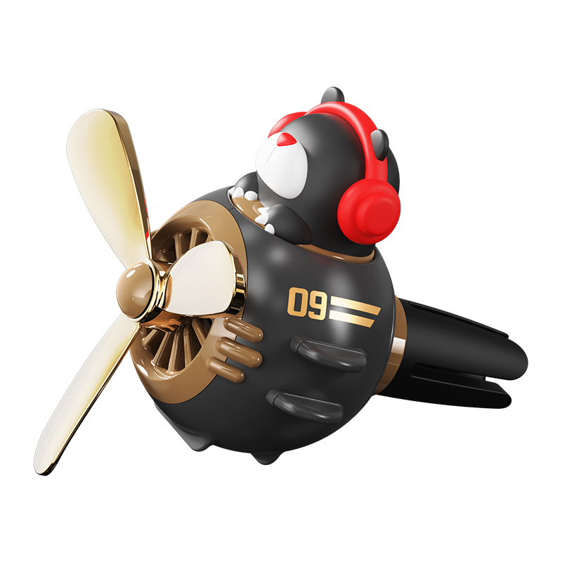 洛克（ROCK) Rock bear 小飞机车载出风口香薰 RAM0026（单位：个）  拿铁色  